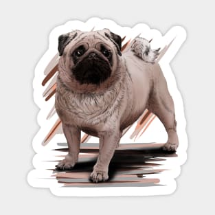 Mops Sticker